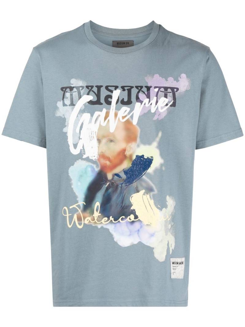 Musium Div. Van Gogh graphic-print T-shirt - Blue von Musium Div.