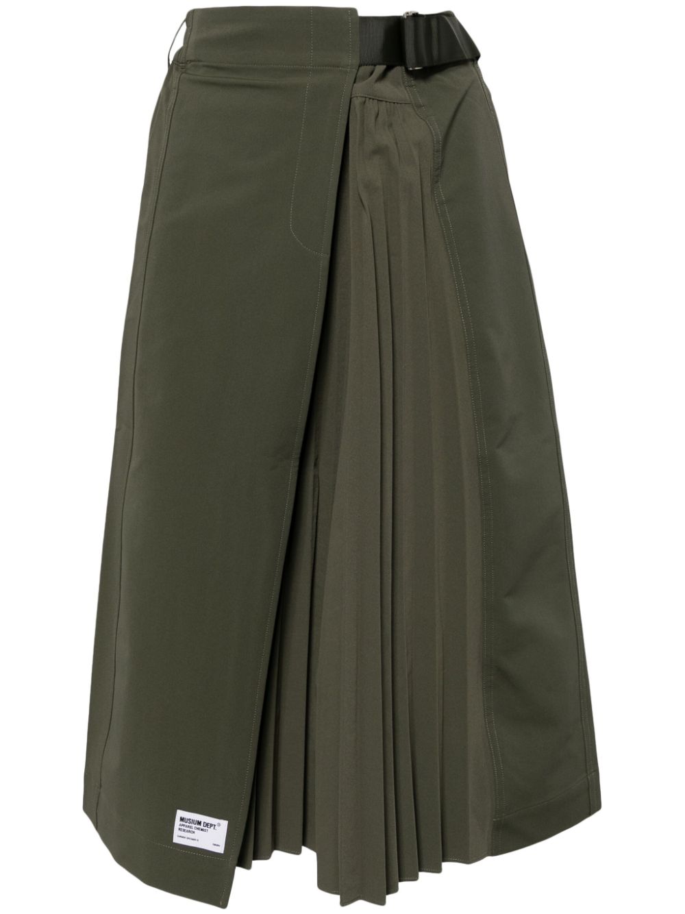 Musium Div. adjustable waist skirt - Green von Musium Div.