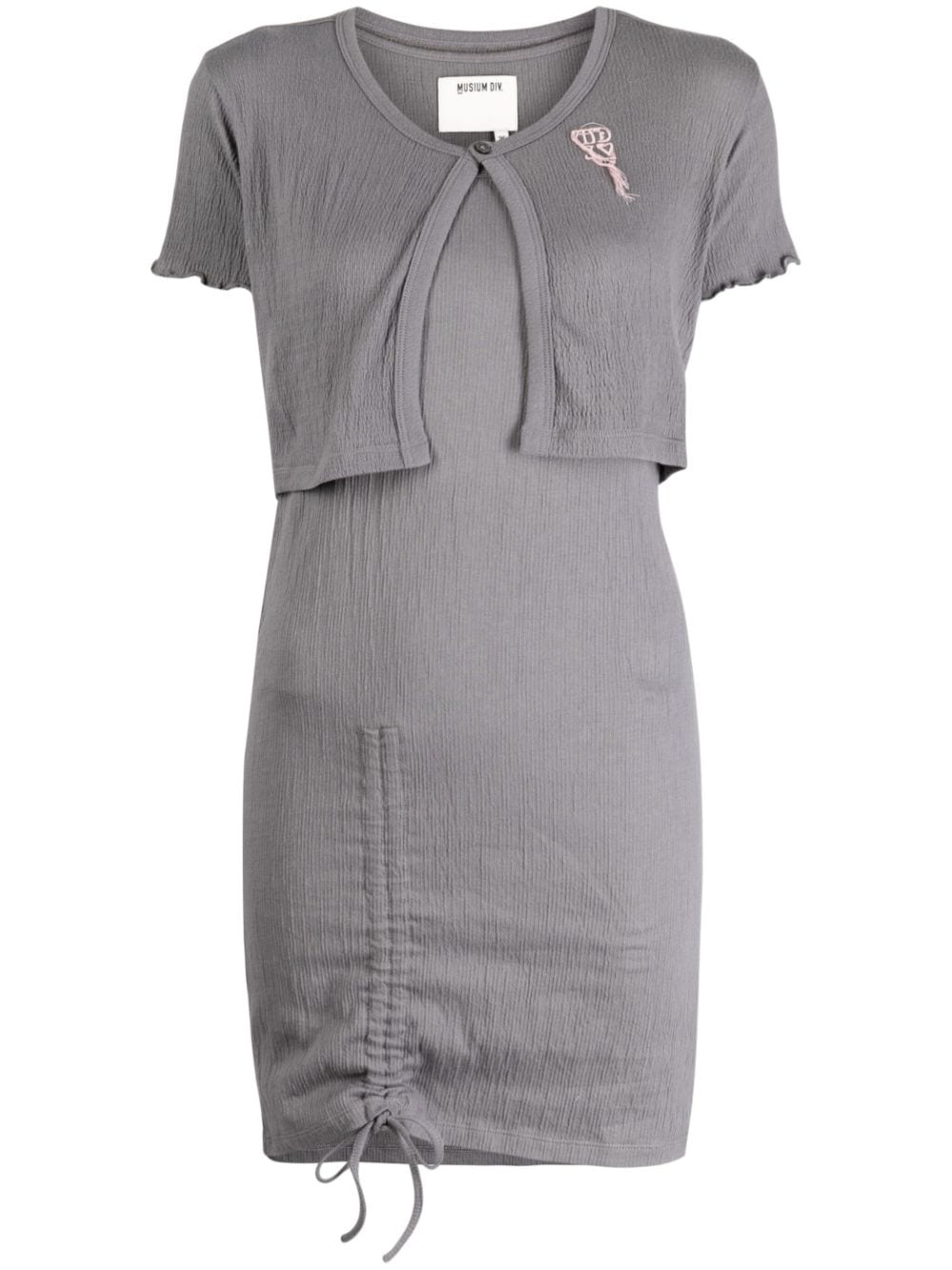 Musium Div. asymmetric layered dress - Grey von Musium Div.