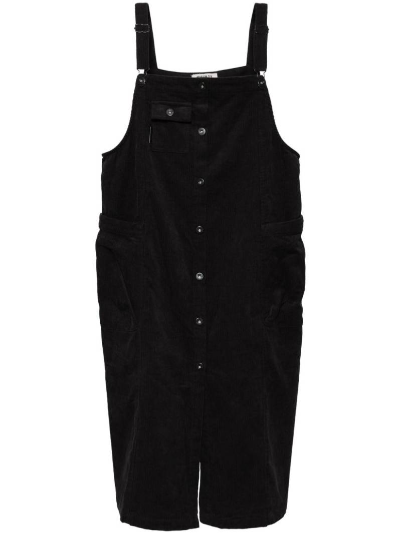 Musium Div. corduroy overall dress - Black von Musium Div.