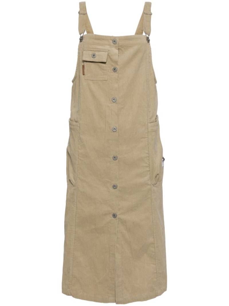 Musium Div. corduroy overall dress - Neutrals von Musium Div.