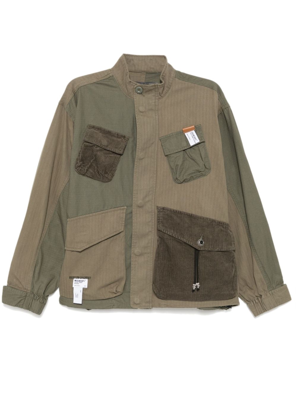 Musium Div. cotton military jacket - Green von Musium Div.