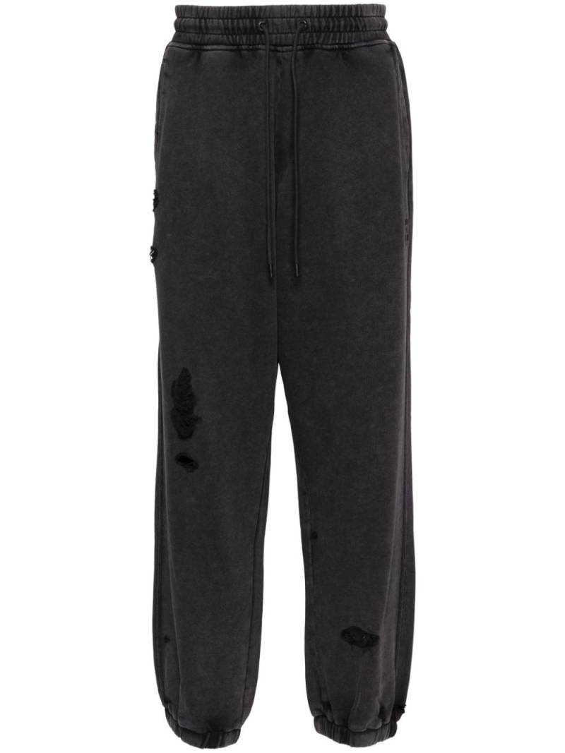 Musium Div. distressed track pants - Black von Musium Div.