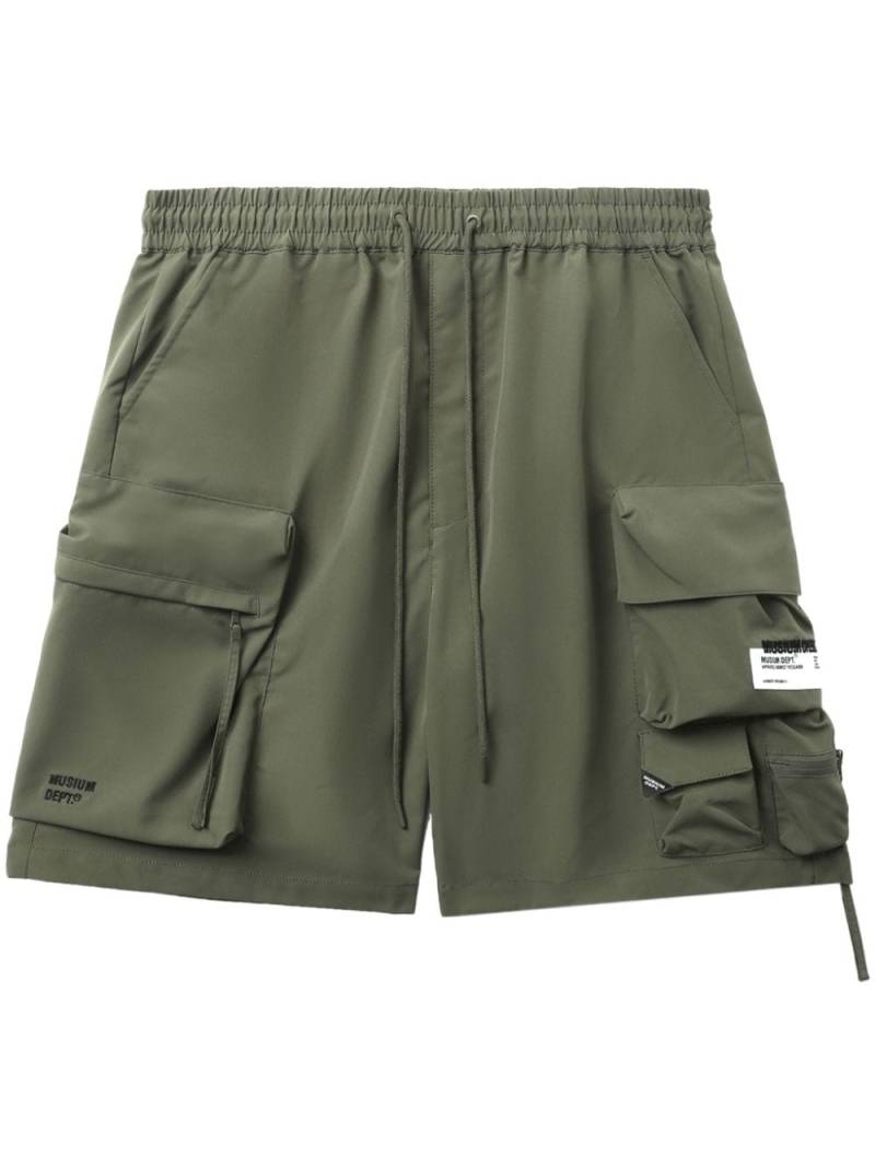 Musium Div. drawstring cargo shorts - Green von Musium Div.