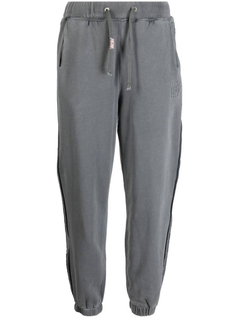 Musium Div. drawstring cotton track pants - Grey von Musium Div.