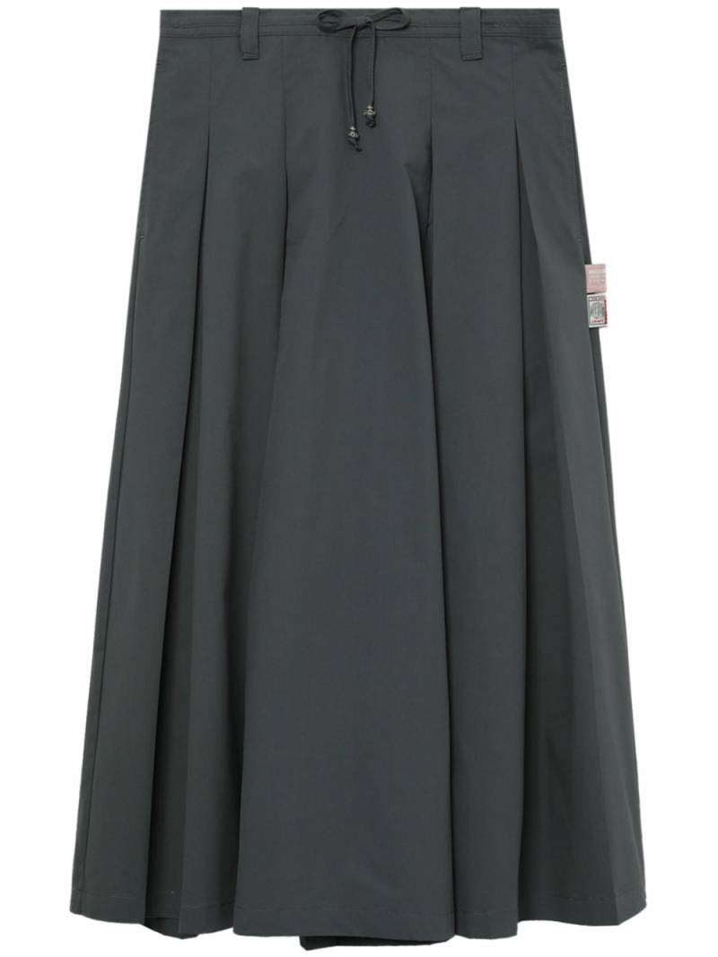 Musium Div. drawstring pleated skirt - Grey von Musium Div.