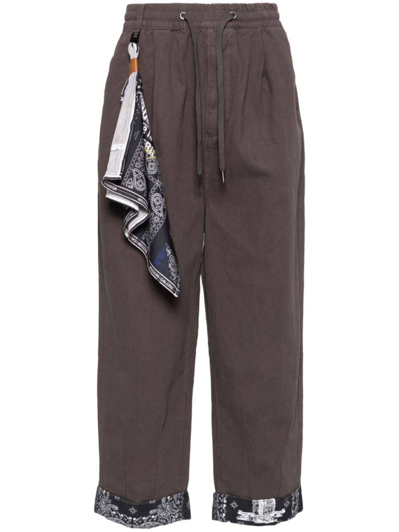 Musium Div. drawstring straight-leg trousers - Neutrals von Musium Div.