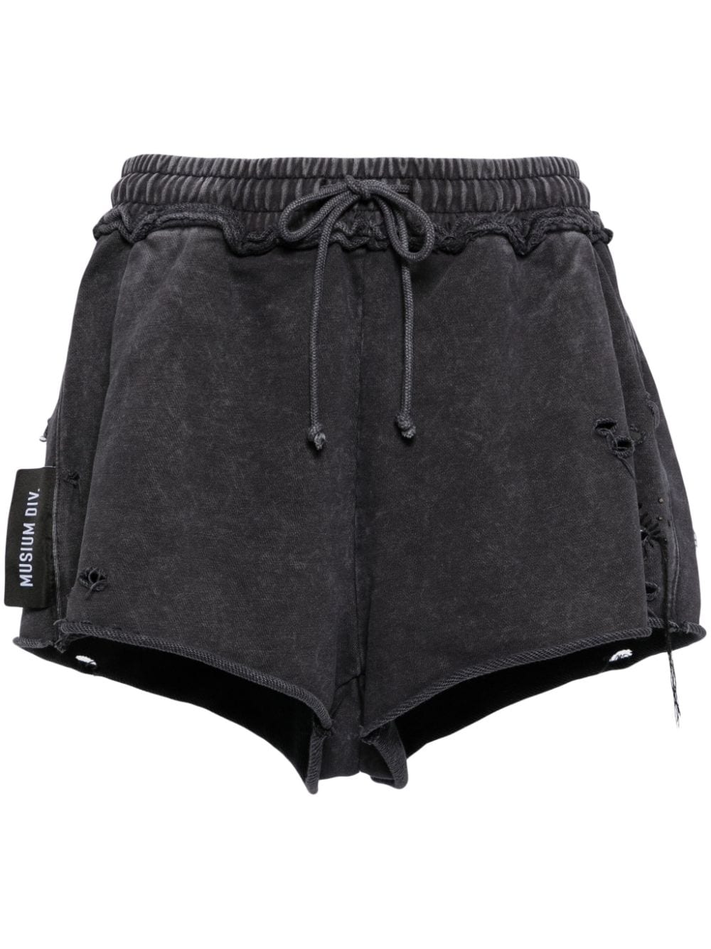 Musium Div. drawstring track shorts - Black von Musium Div.