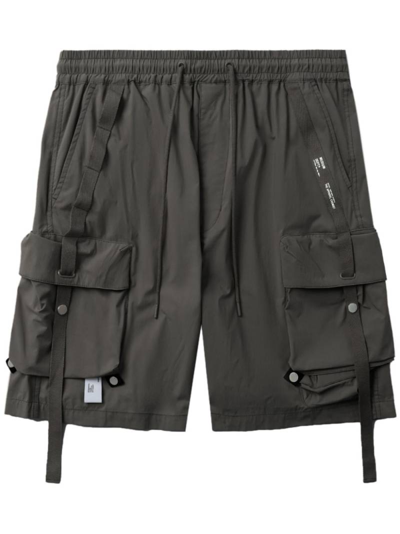 Musium Div. drawstring-waist cargo shorts - Grey von Musium Div.