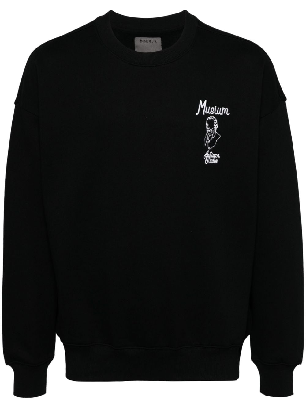 Musium Div. embroidered sweater - Black von Musium Div.