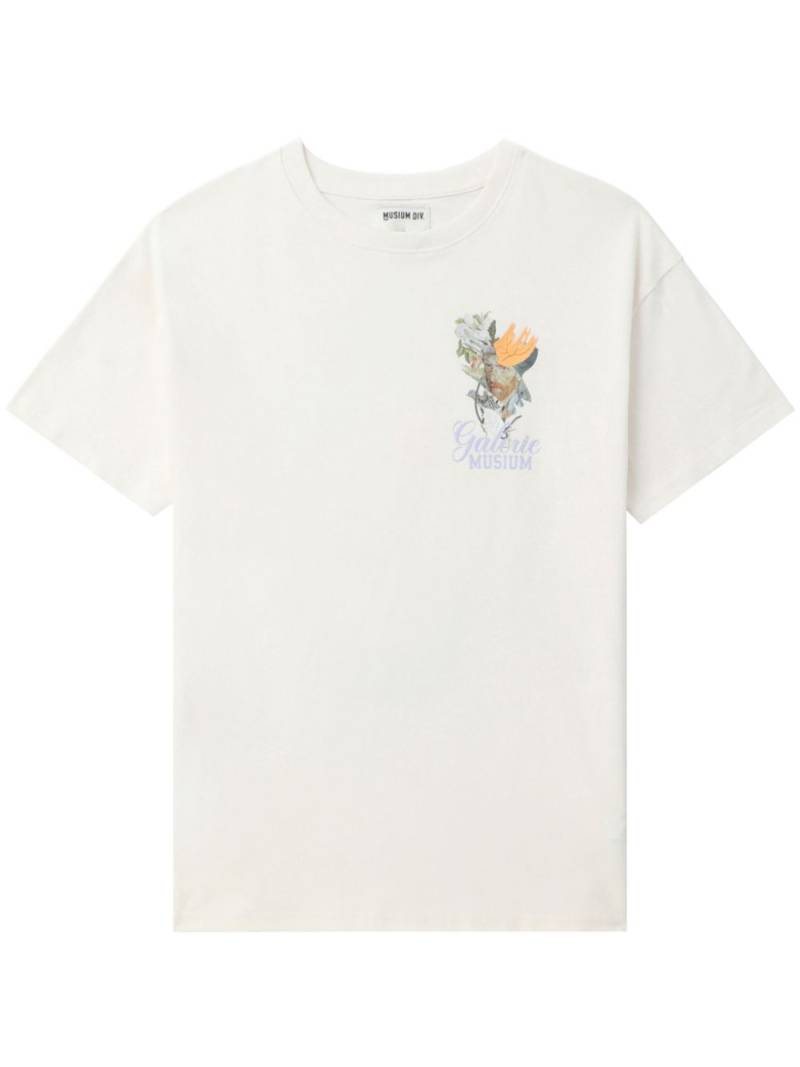 Musium Div. graphic-print cotton T-shirt - White von Musium Div.