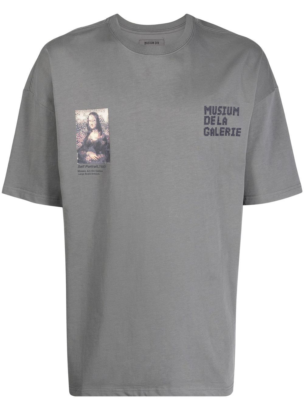 Musium Div. graphic-print short-sleeve T-shirt - Grey von Musium Div.