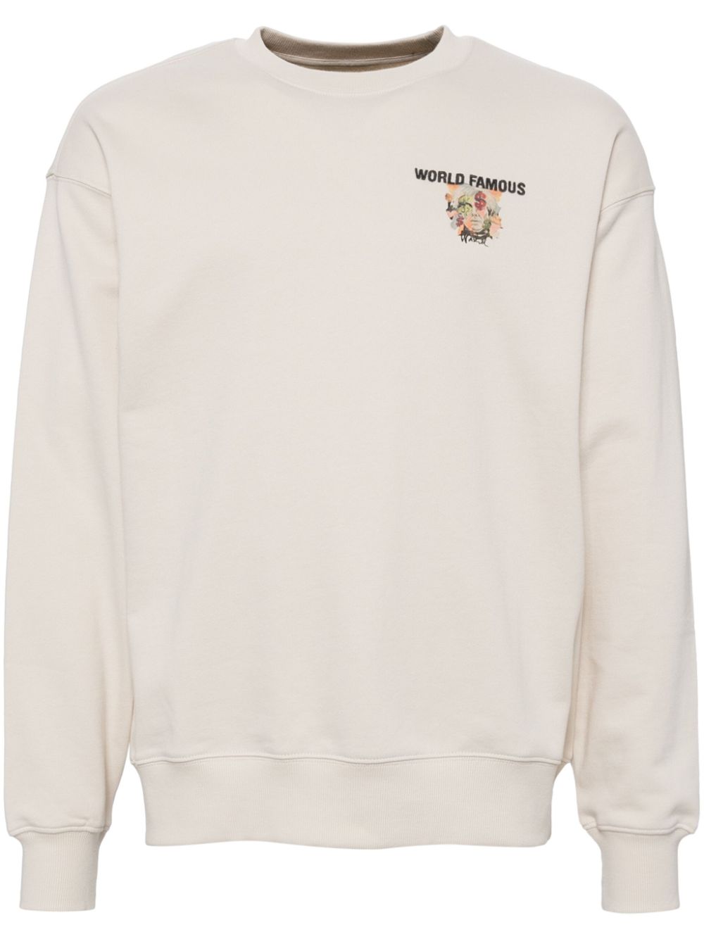 Musium Div. graphic-print sweatshirt - Neutrals von Musium Div.