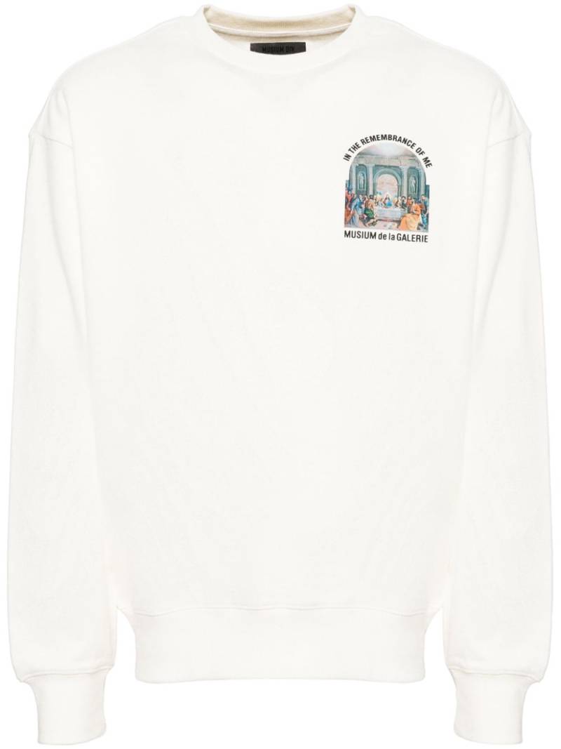 Musium Div. graphic-print sweatshirt - White von Musium Div.