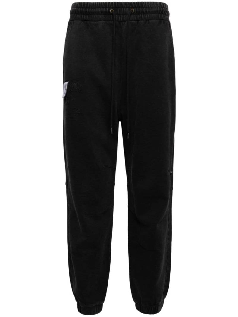 Musium Div. logo-patch track pants - Black von Musium Div.