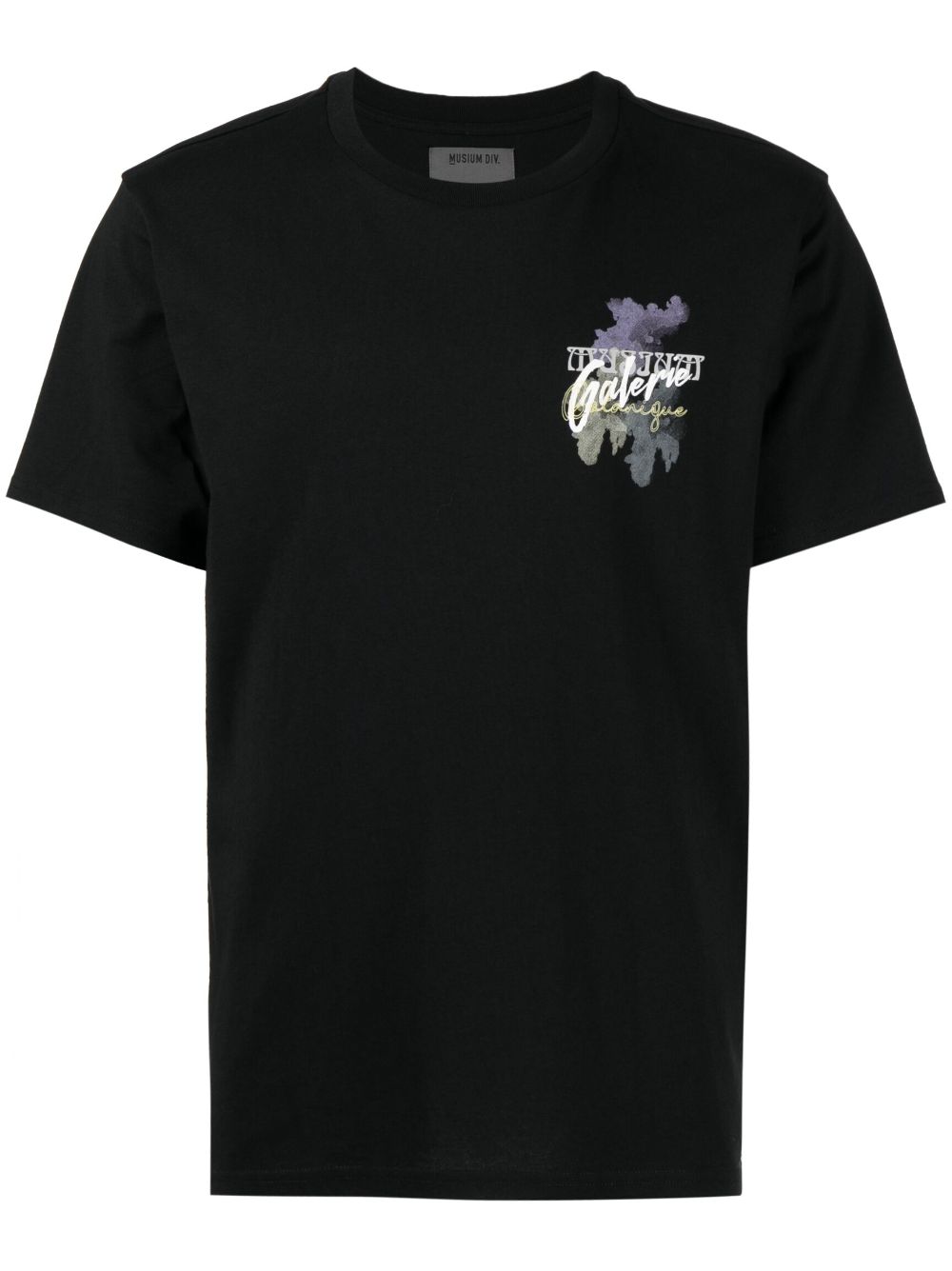 Musium Div. logo-print short-sleeve T-shirt - Black von Musium Div.