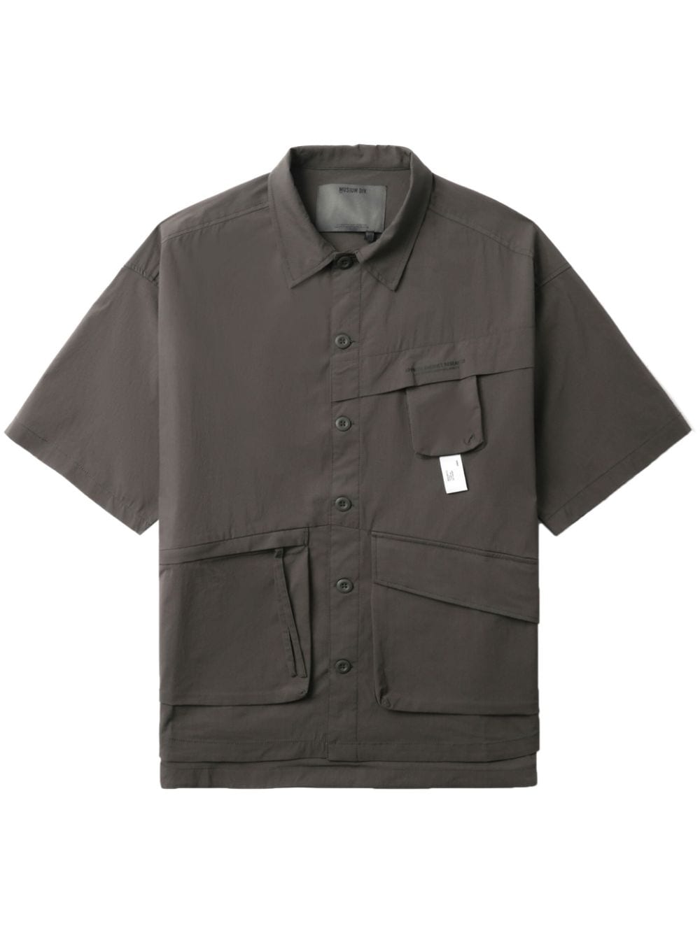 Musium Div. patch pocket cotton-blend shirt - Brown von Musium Div.