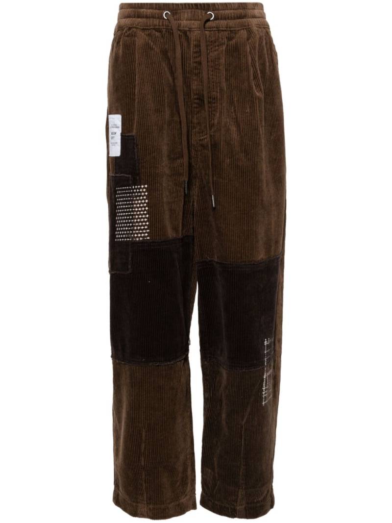 Musium Div. patchwork corduroy trousers - Brown von Musium Div.