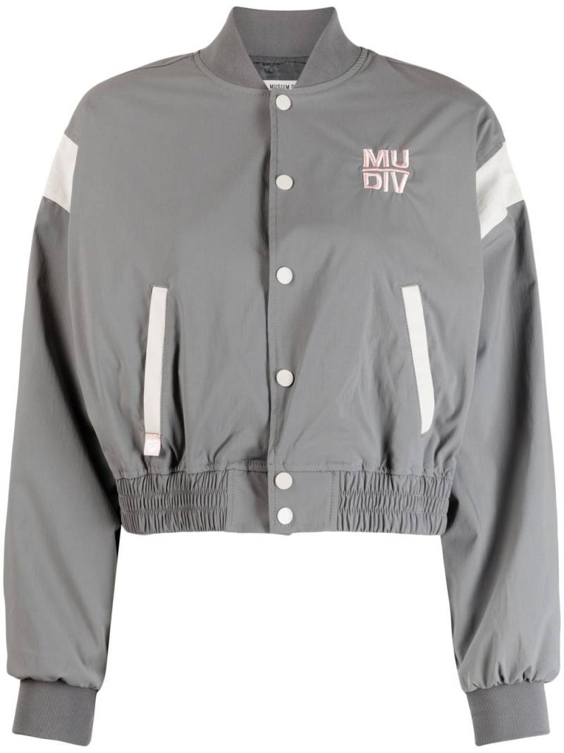 Musium Div. two-tone varsity jacket - Grey von Musium Div.