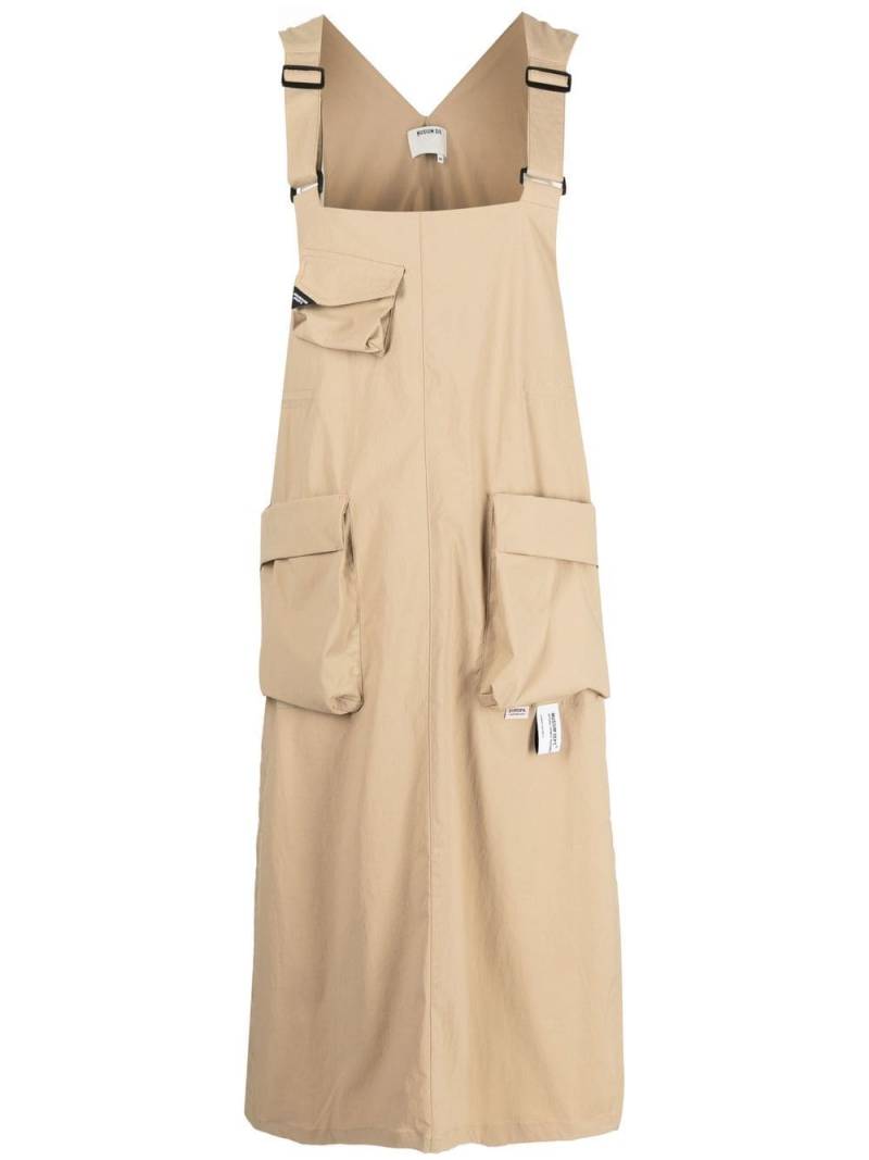 Musium Div. utility midi dress - Brown von Musium Div.