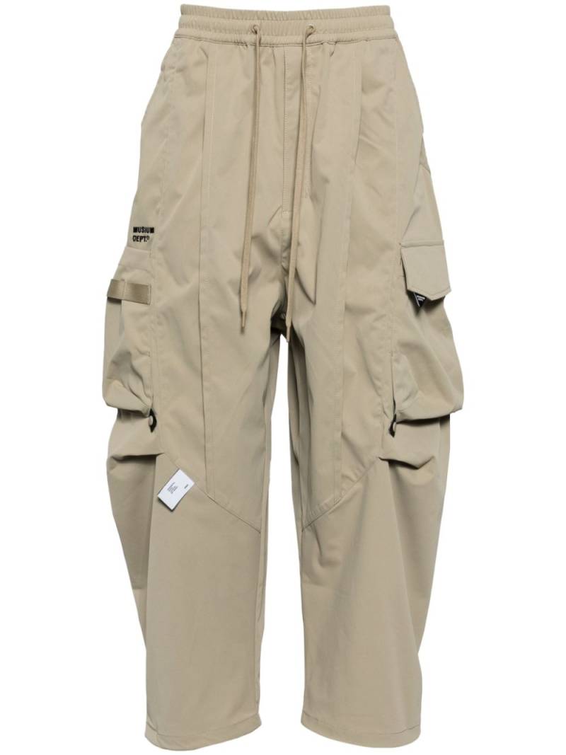 Musium Div. wide-leg cargo trousers - Neutrals von Musium Div.