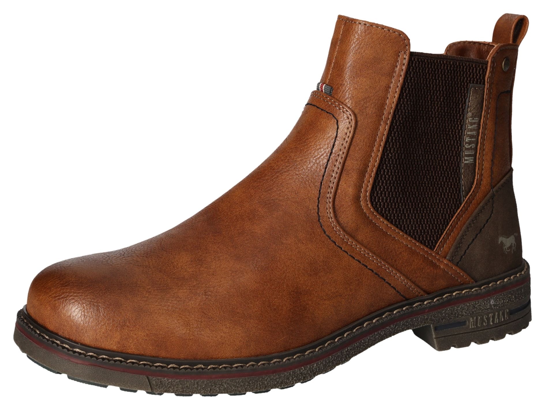 Mustang Shoes Chelseaboots, Stiefelette, Business Schuh im klassischen Design, Weite G von Mustang Shoes