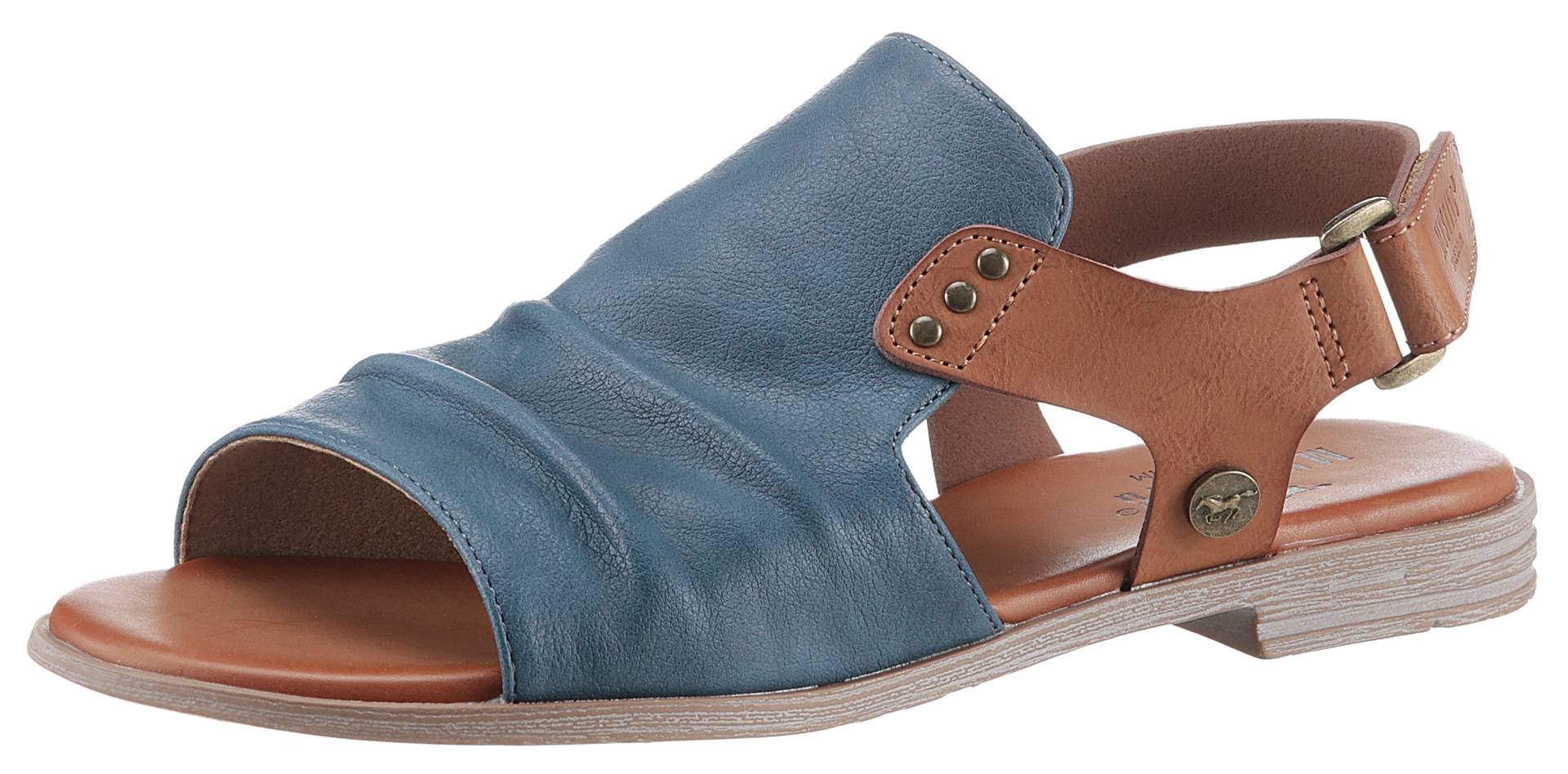 Mustang Shoes Riemchensandale, Sommerschuh, Sandalette, Blockabsatz, mit Klettverschluss Mustang Shoes Riemchensandale, Sommerschuh, Sandalette, Blockabsatz, mit Klettverschluss von Mustang Shoes