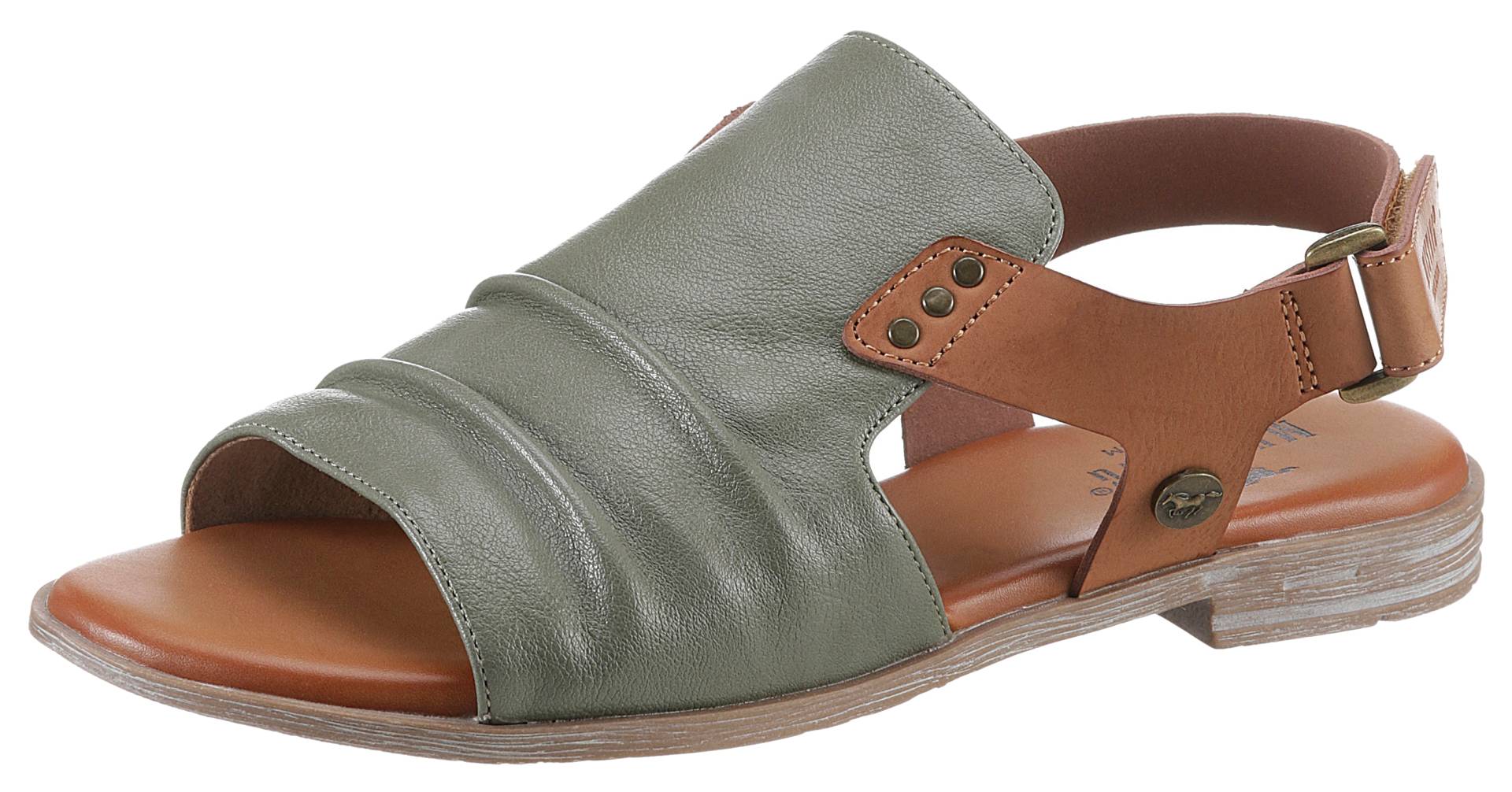 Mustang Shoes Riemchensandale, Sommerschuh, Sandalette, Blockabsatz, mit Klettverschluss Mustang Shoes Riemchensandale, Sommerschuh, Sandalette, Blockabsatz, mit Klettverschluss von Mustang Shoes