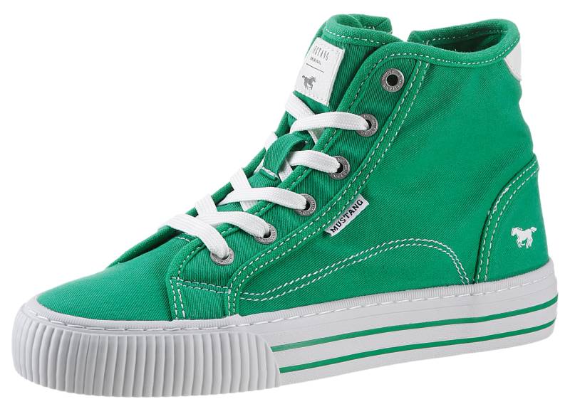 Mustang Shoes Schnürboots »High-Top-Sneaker, Freizeitschuh,«, Plateau, High Top-Sneaker, Freizeitschuh mit Innenreissverschluss von Mustang Shoes