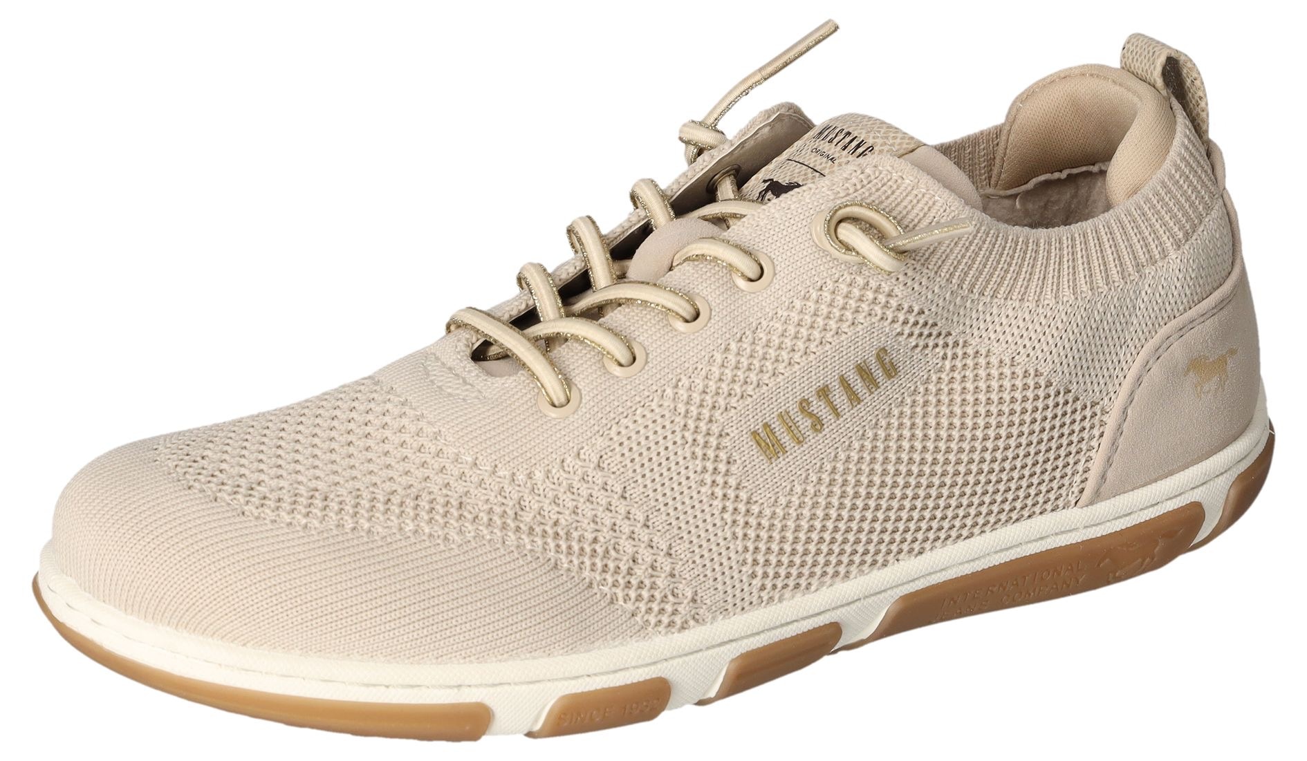 Mustang Shoes Slip-On Sneaker, Freizeitschuh, Halbschuh, Schlupfschuh, mit Elastik-Schnürsenkel Mustang Shoes Slip-On Sneaker, Freizeitschuh, Halbschuh, Schlupfschuh, mit Elastik-Schnürsenkel von Mustang Shoes