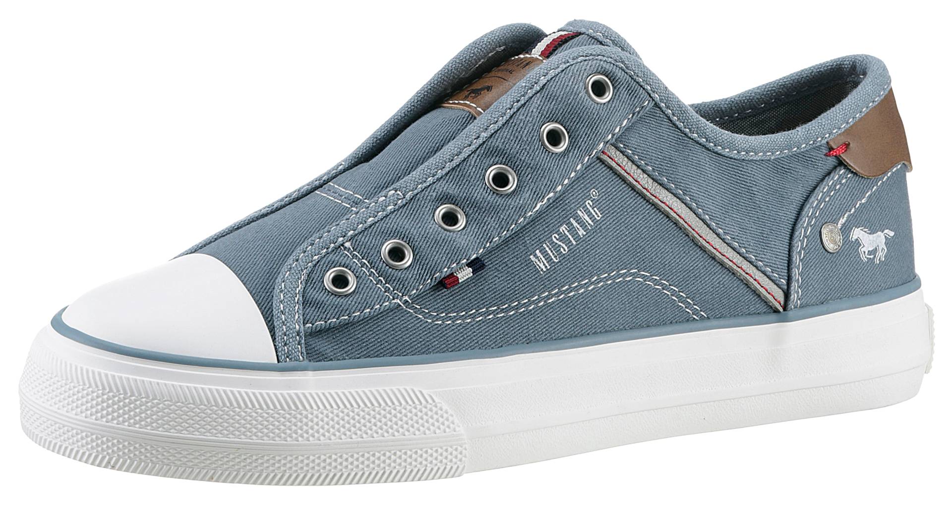 Mustang Shoes Slip-On Sneaker, Plateau Sneaker, Slipper, Freizeitschuh mit praktischem Gummizug Mustang Shoes Slip-On Sneaker, Plateau Sneaker, Slipper, Freizeitschuh mit praktischem Gummizug von Mustang Shoes