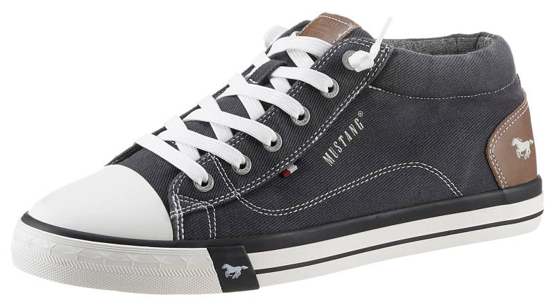 Mustang Shoes Sneaker, Schnürschuh, Halbschuh, Freizeitschuh mit Gummikappe von Mustang Shoes