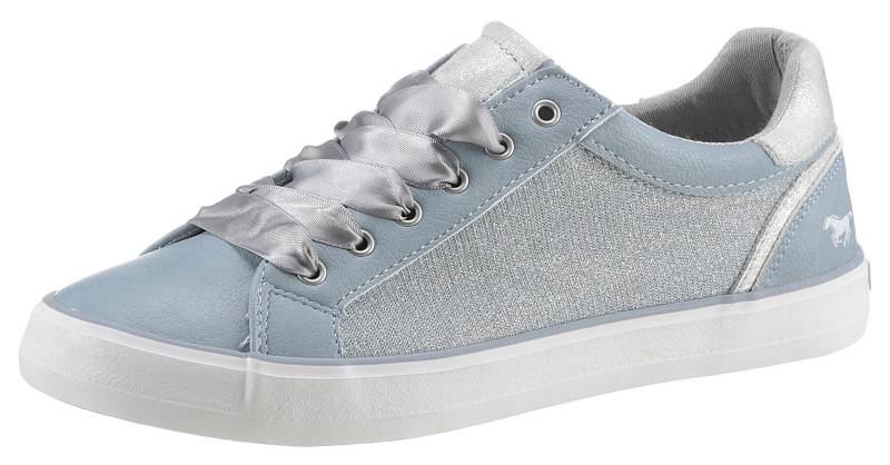 Mustang Shoes Sneaker, mit Metallic-Besatz, Freizeitschuh, Halbschuh, Schnürschuh von Mustang Shoes