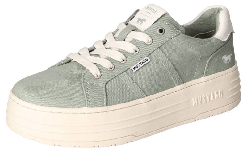 Mustang Shoes Sneaker, mit Plateausohle, Freizeitschuh, Halbschuh, Schnürschuh von Mustang Shoes