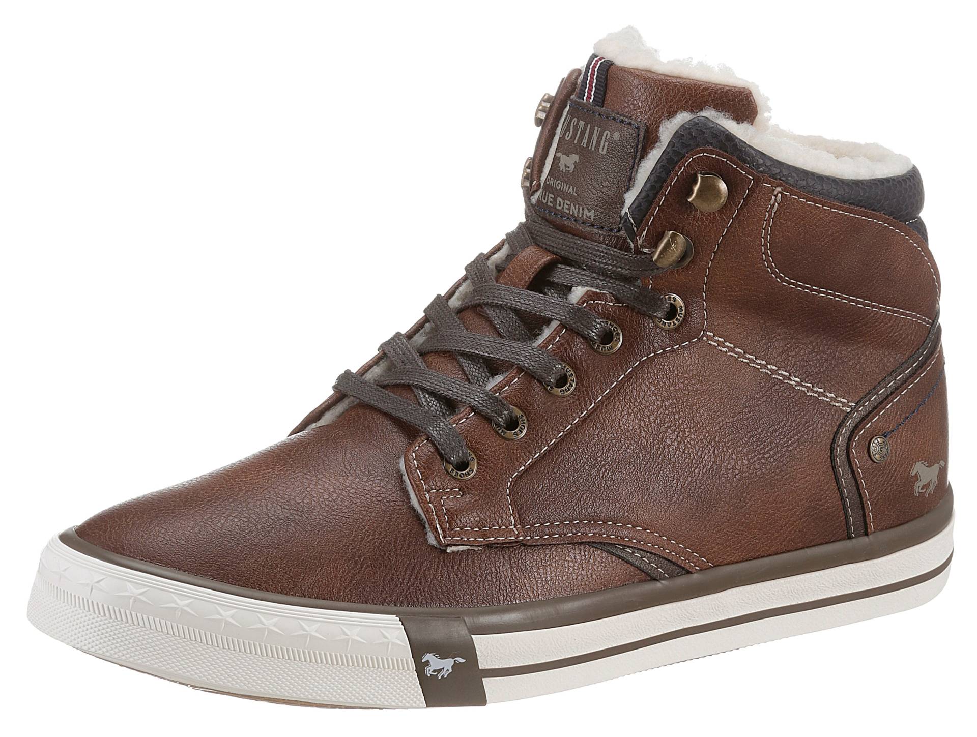 Mustang Shoes Sneaker, mit zweckmässigem Innenreissverschluss Mustang Shoes Sneaker, mit zweckmässigem Innenreissverschluss von Mustang Shoes