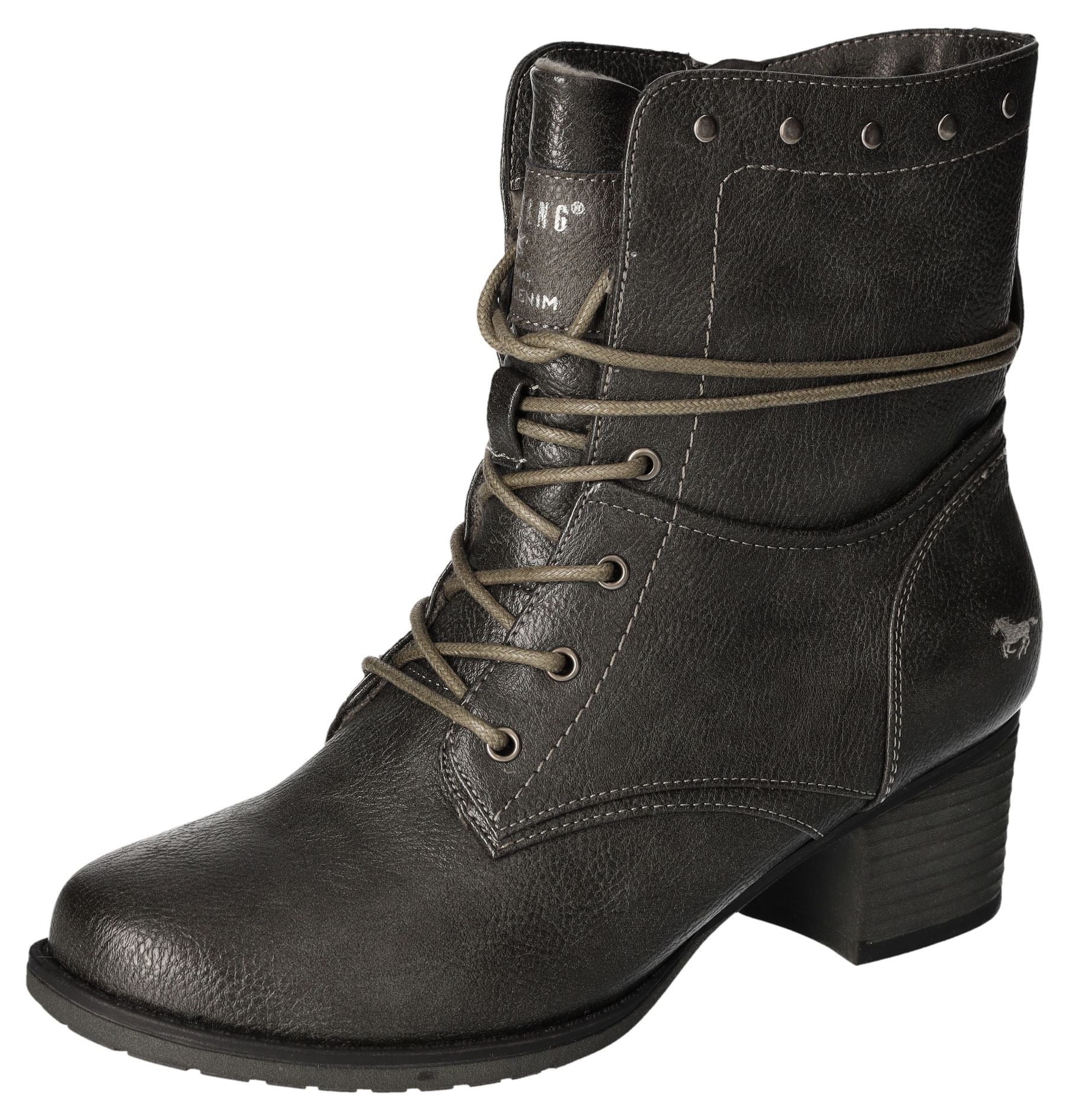 Mustang Shoes Stiefelette, Bikerboots, Stiefelette mit Innenreissverschluss Mustang Shoes Stiefelette, Bikerboots, Stiefelette mit Innenreissverschluss von Mustang Shoes