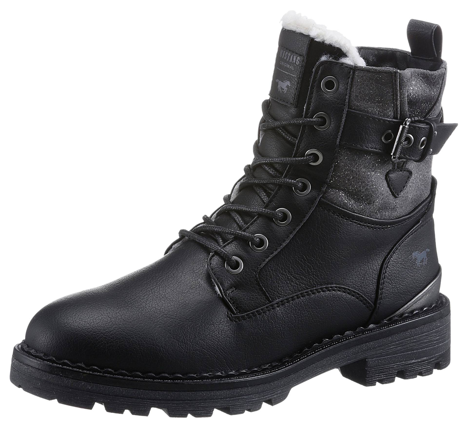 Mustang Shoes Winterboots, mit Anziehlasche und Zierschnalle von Mustang Shoes