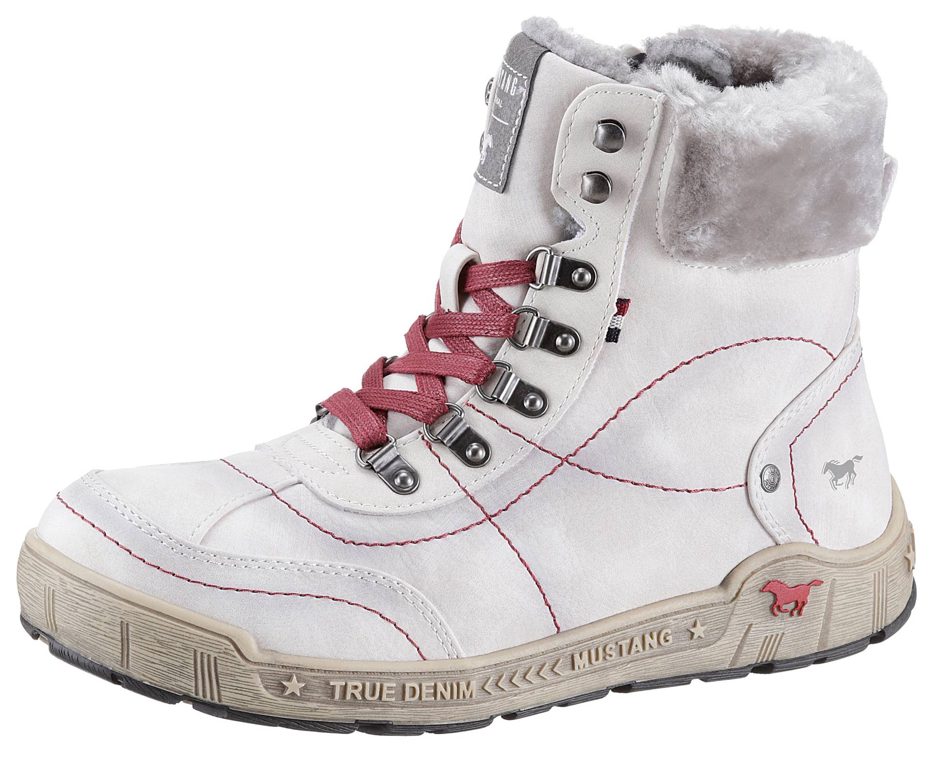 Mustang Shoes Winterboots, mit Kunstfellkragen in Weite G = weit von Mustang Shoes