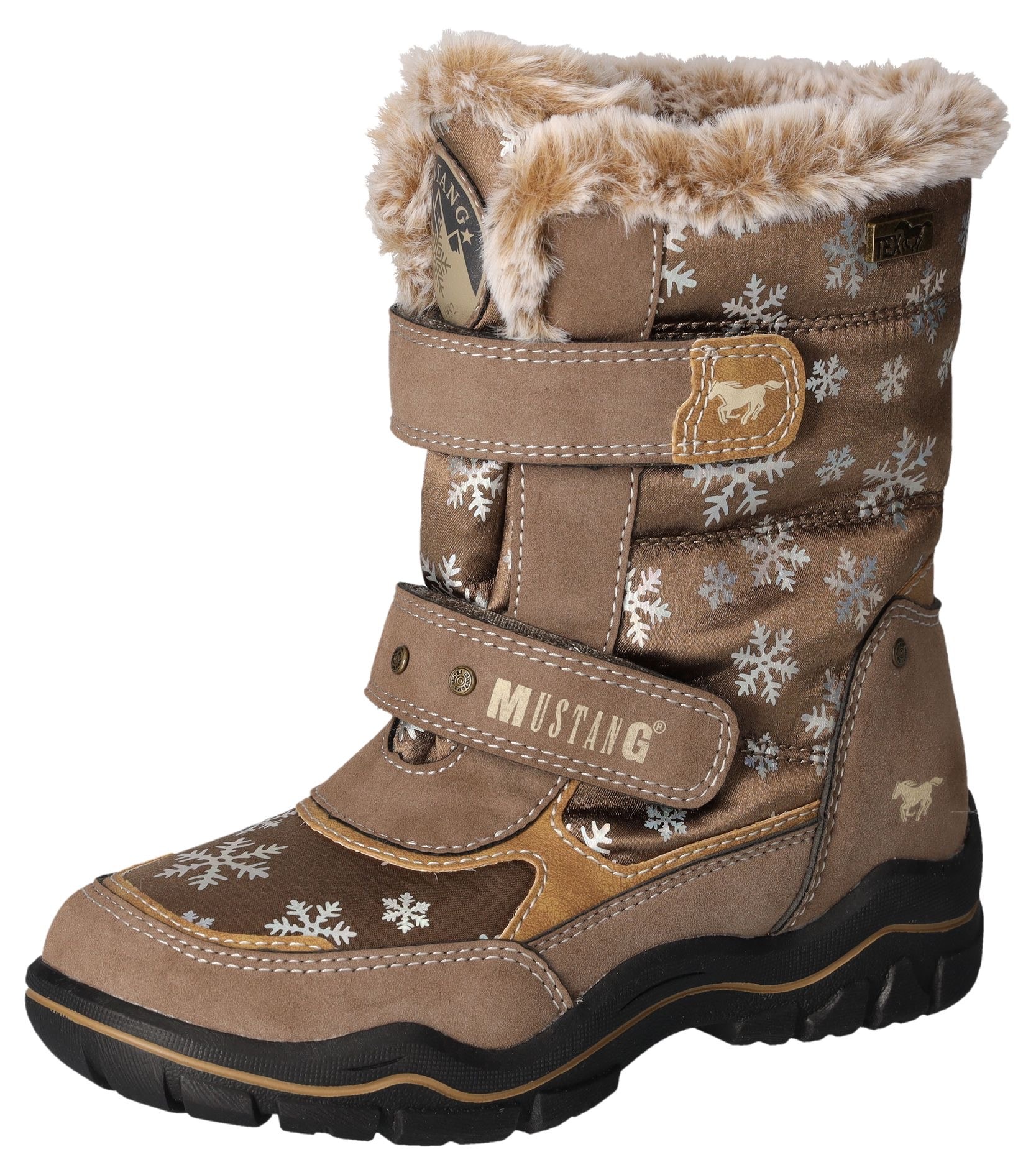 Mustang Shoes Winterstiefel, Winterstiefel, Klettstiefel in bequemer Weite von Mustang Shoes