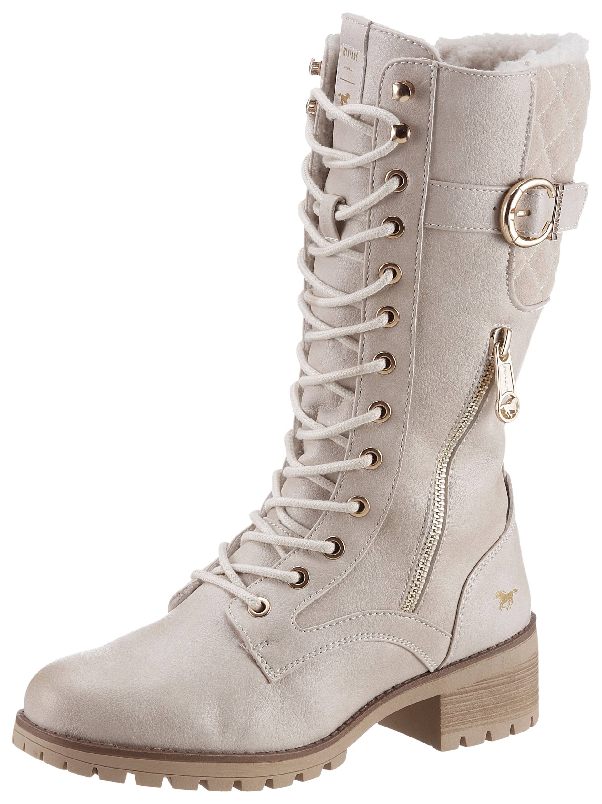 Mustang Shoes Winterstiefel, mit goldfarbenen Akzenten Mustang Shoes Winterstiefel, mit goldfarbenen Akzenten von Mustang Shoes