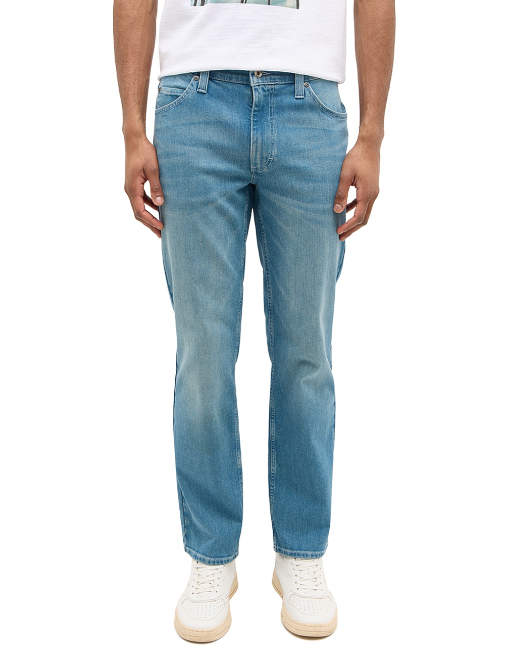 MUSTANG 5-Pocket-Jeans »Style Tramper Straight«, mit Markenlabel MUSTANG 5-Pocket-Jeans »Style Tramper Straight«, mit Markenlabel von Mustang