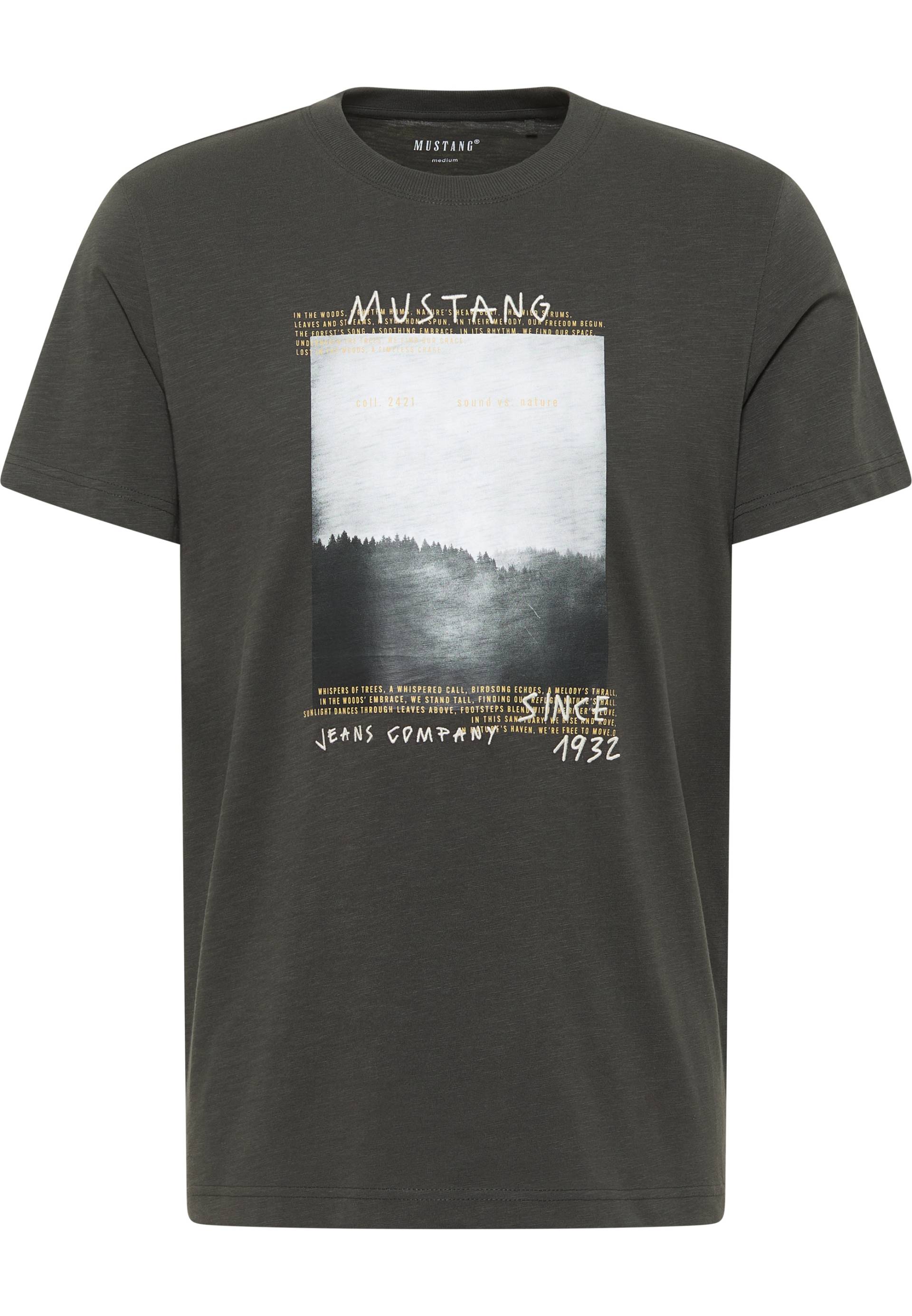 MUSTANG Kurzarmshirt »T-Shirt« von Mustang