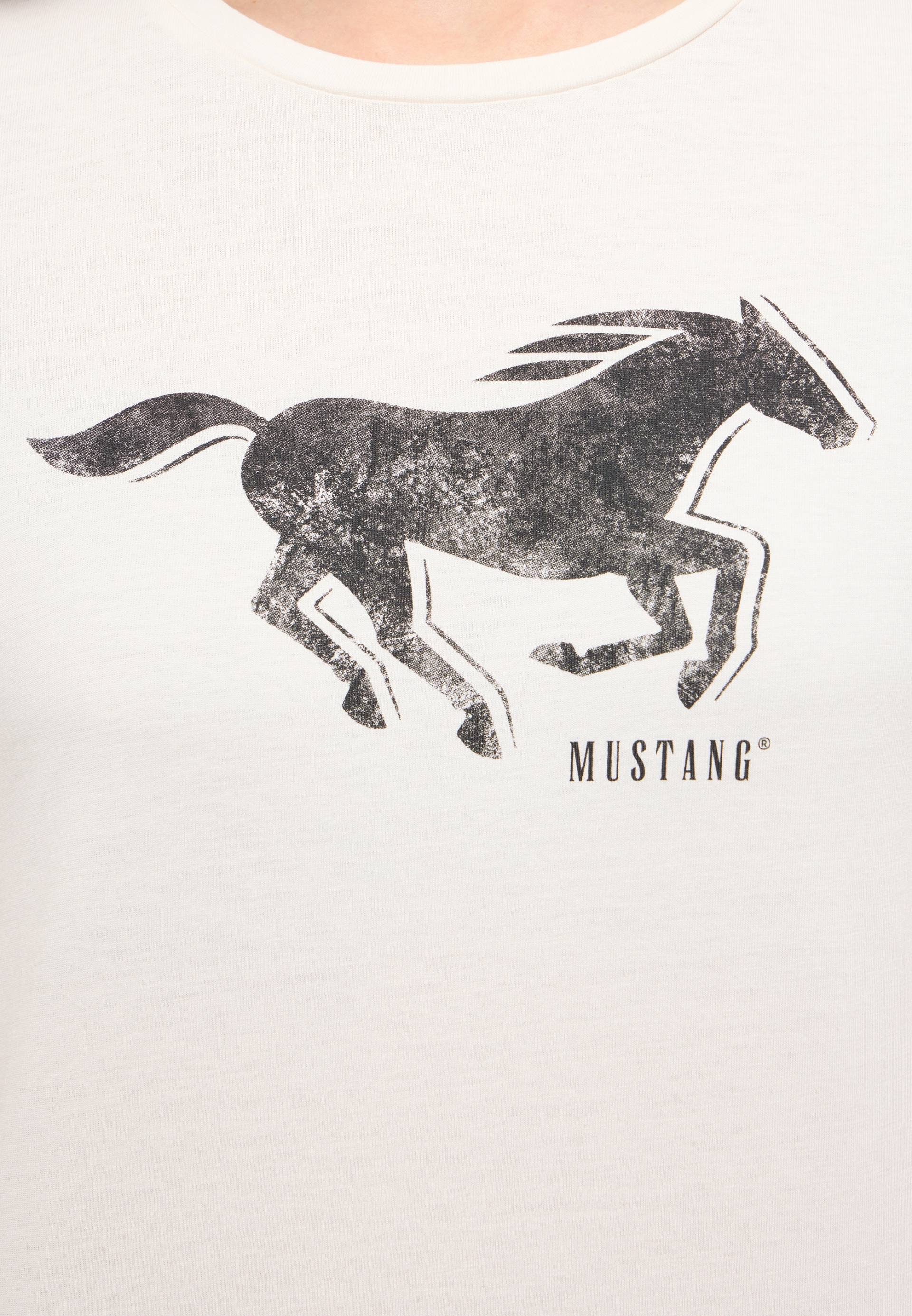 MUSTANG Kurzarmshirt »T-Shirt« von Mustang