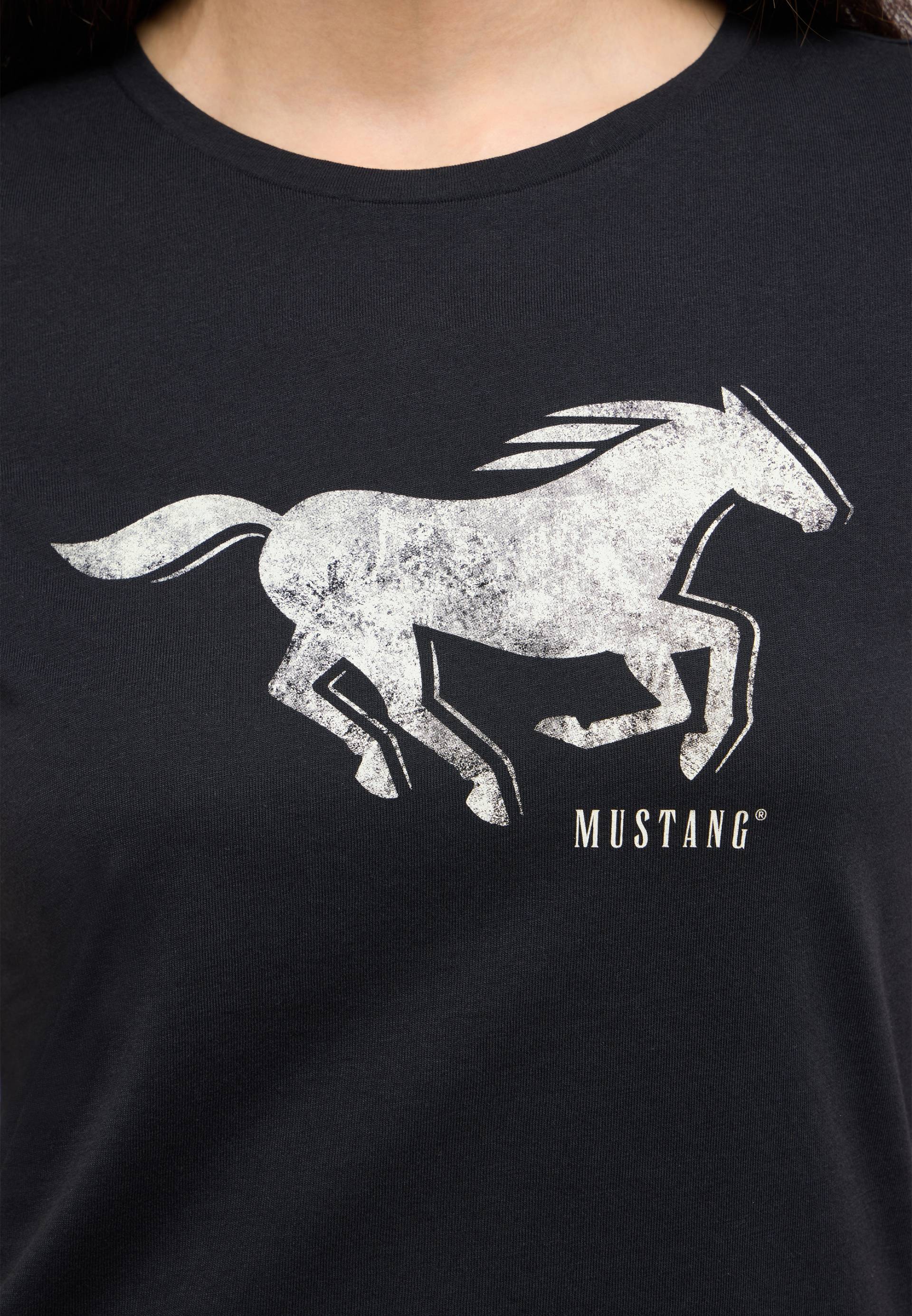 MUSTANG Kurzarmshirt »T-Shirt« von Mustang