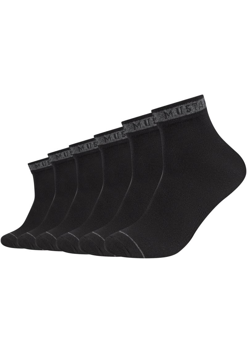 MUSTANG Kurzsocken, (6er Pack), mit hohem Baumwollanteil von Mustang