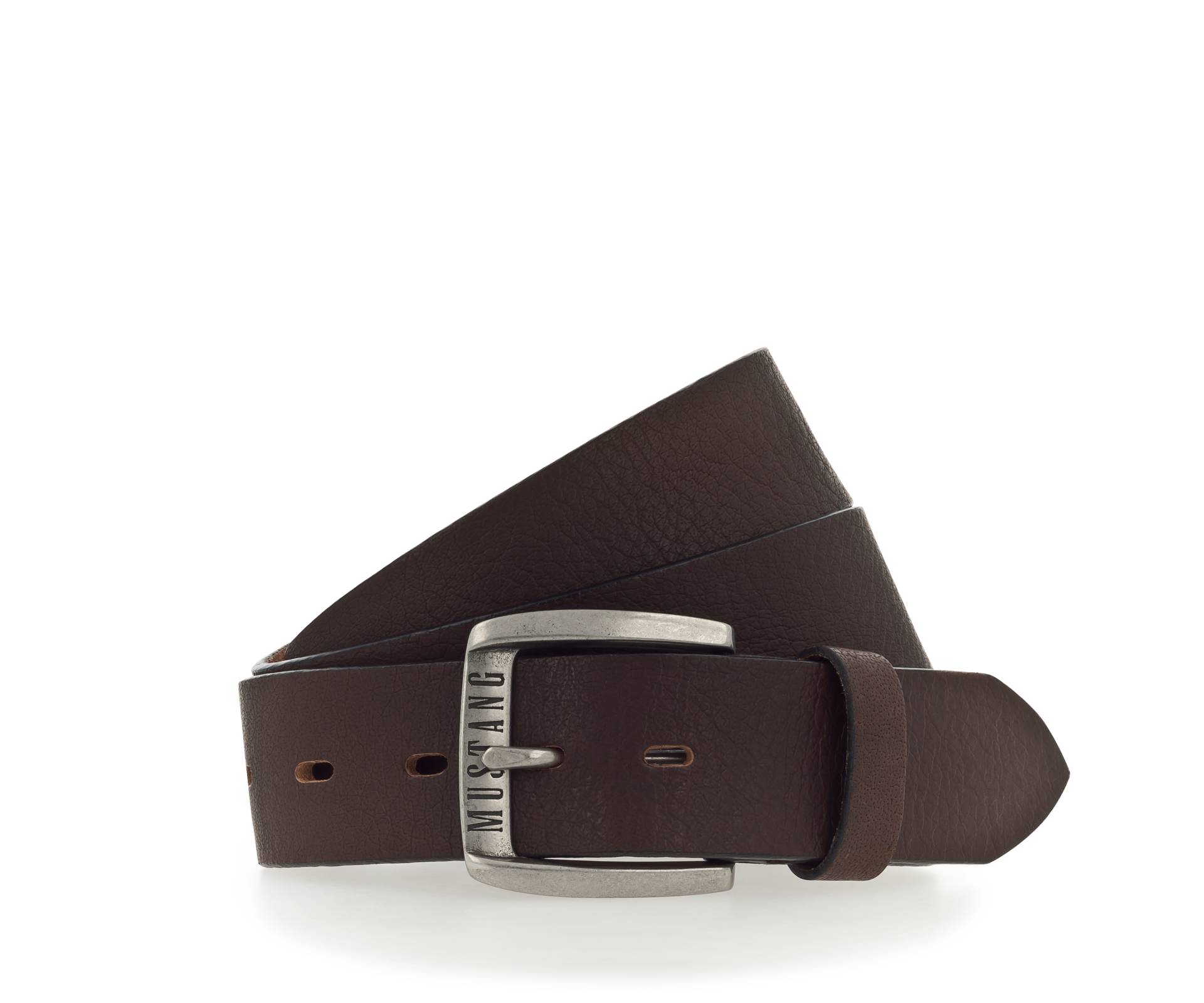 MUSTANG Ledergürtel, genarbtes Vollrindleder mit Glanz MUSTANG Ledergürtel, genarbtes Vollrindleder mit Glanz von Mustang