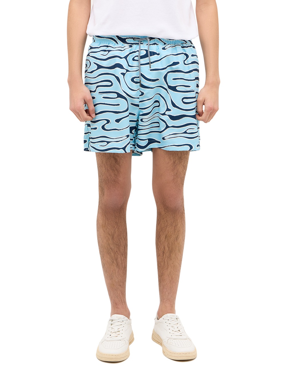 MUSTANG Shorts »Style Oceanside«, bedruckt mit Allover-Print von Mustang