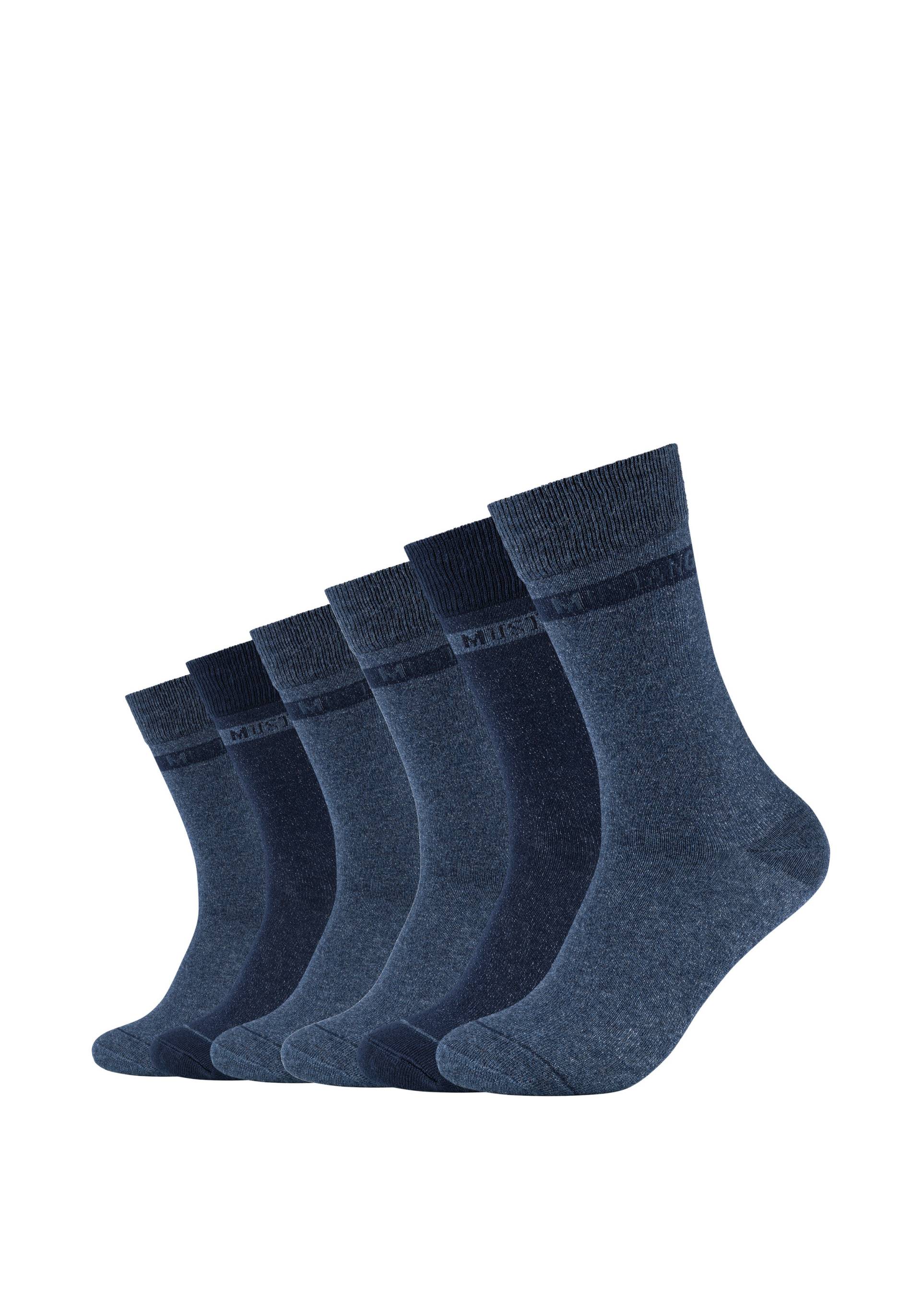 MUSTANG Socken »casual«, (6er Pack), mit Weicher und elastischer Komfortbund von Mustang