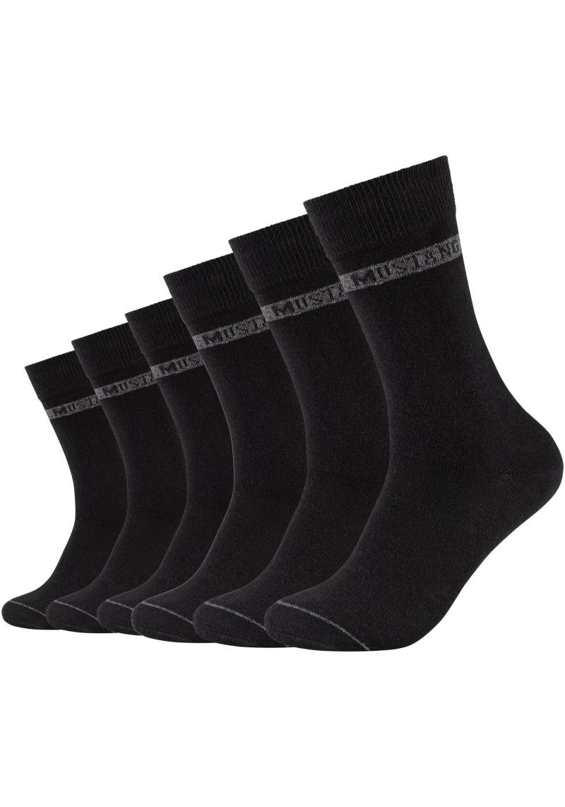 MUSTANG Socken, (6er Pack), mit Weicher und elastischer Komfortbund von Mustang