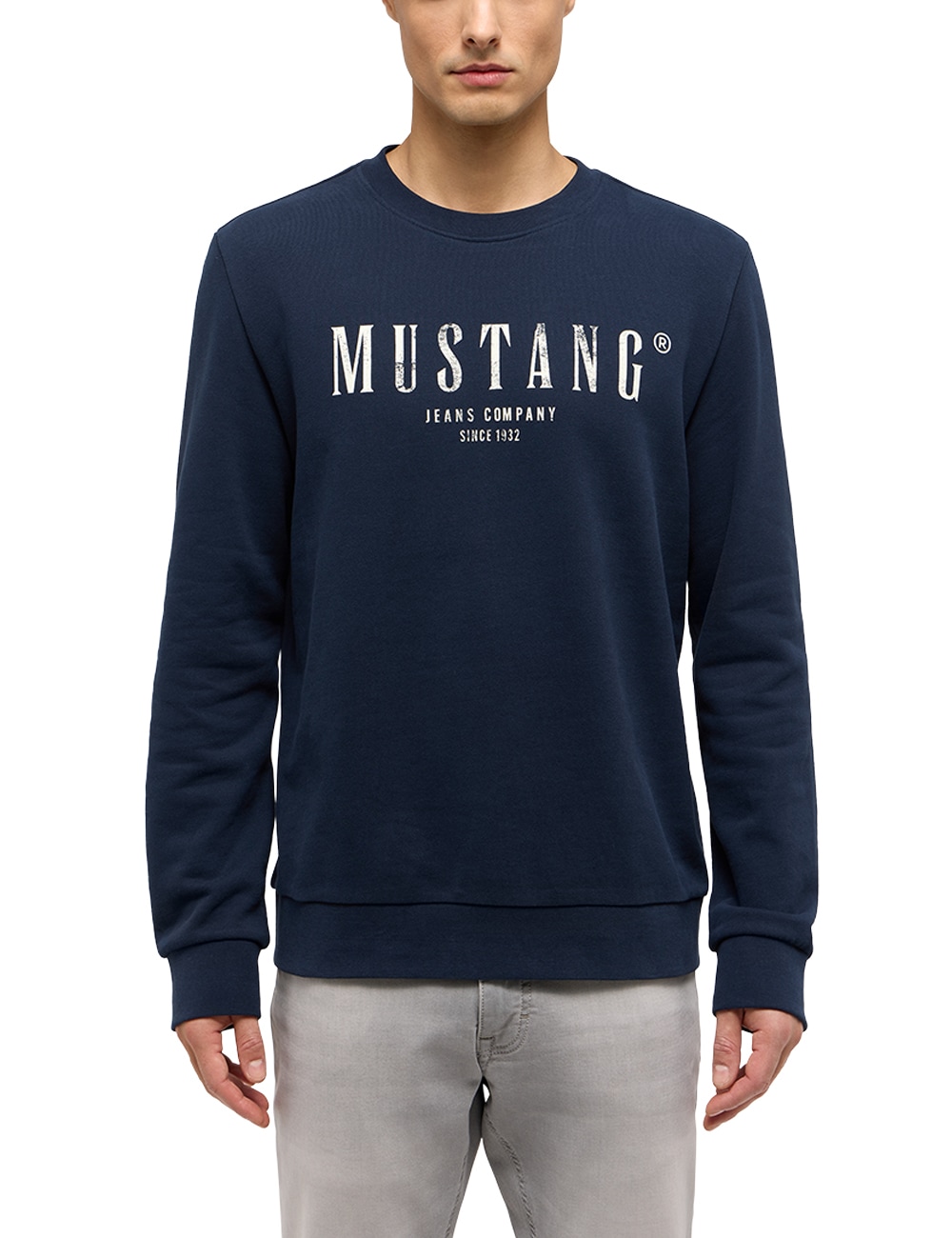 MUSTANG Sweatshirt »CLIO«, mit Logo-Print von Mustang